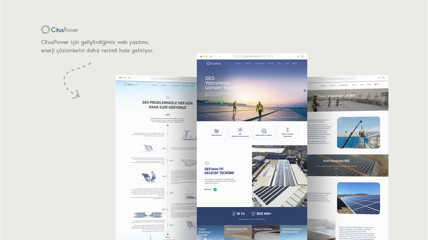 citus power, web tasarım, the rise